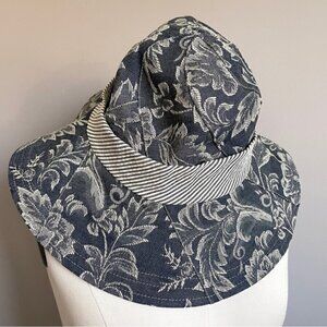 Lillie & Cohoe Floral Tapestry Brimmed Sun Bucket Hat - handmade in Canada 🇨🇦